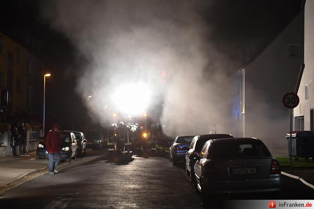 Brand in Tiefgarage in Bamberg - Hotel evakuiert