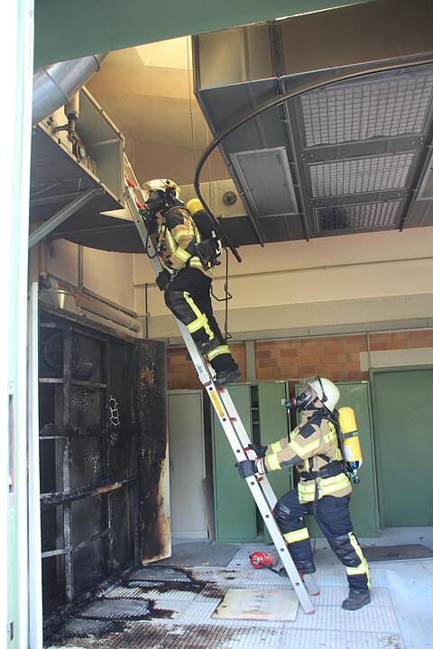Brand an Berufsschule in Forchheim