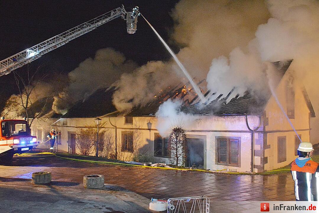 Brand im Kloster Maria Bildhausen