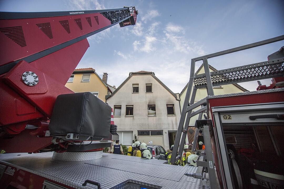 Brand in Einfamilienhaus in Haßfurt
