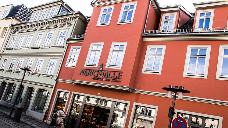 Die Markthalle am Coburger Albertsplatz wurde im September 2017 eröffnet.Jochen Berger