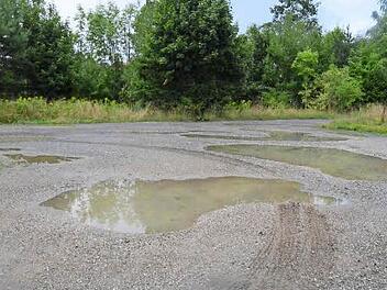 Horst Licht aus Hummendorf stellte in der Gemeinderatssitzung den Antrag den maroden Dorfplatz zu sanieren und neu zu gestalten.  Fotos: Karl-Heinz Hofmann
