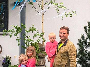Mario Wolff mit seinen Kindern Foto: privat