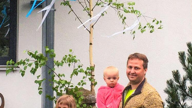 Mario Wolff mit seinen Kindern Foto: privat