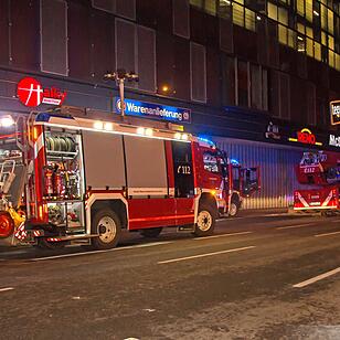 Brand in Erlanger Arcaden