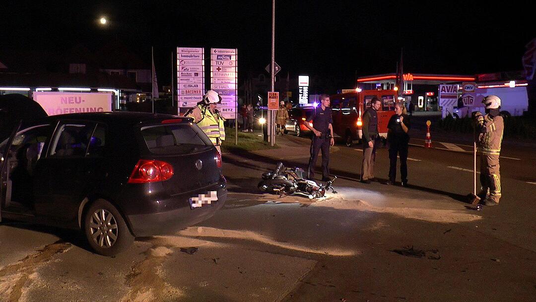 Haßfurt: 18-jähriger Biker lebensbedrohlich verletzt