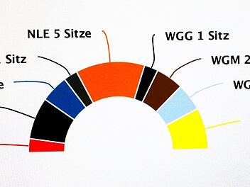 So sieht die aktuelle Sitzverteilung im Stadtrat Ebermannstadt 2020 bis 2026 aus.  Repro: FT