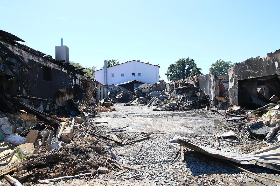 Brand in Marktzeuln - der Tag danach (2)