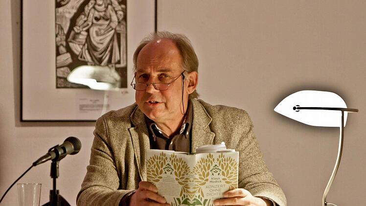 Klaus Modick stellte seinen Roman "Konzert ohne Dichter" in Coburg vor. Foto: Jochen Berger