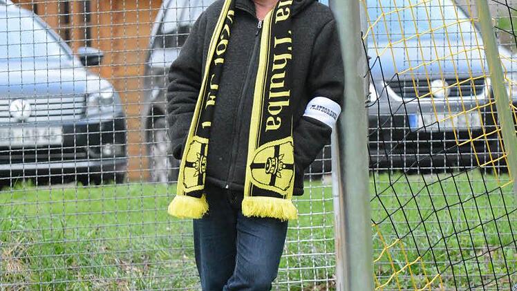 Einsamer Frankenfan in Thulba. Foto: ssp