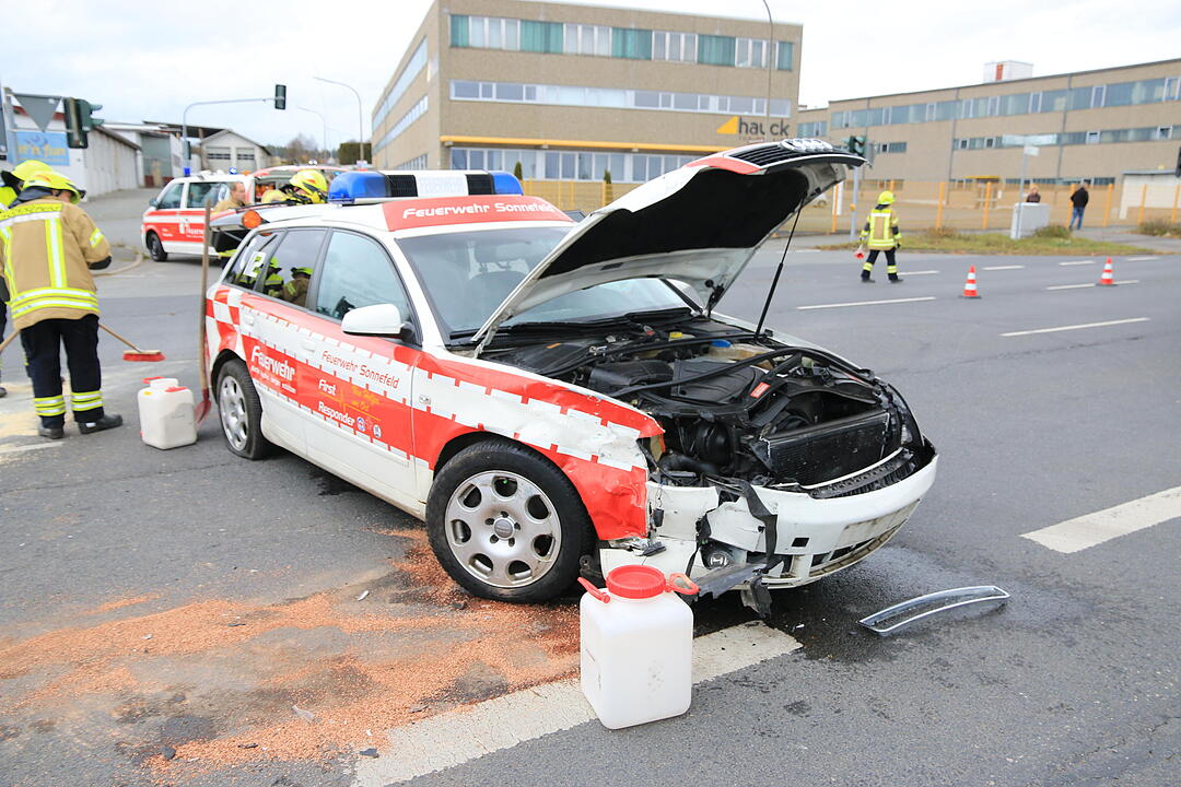 Zusammenstoß in Sonnefeld