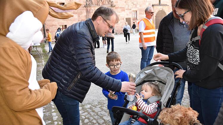 Osteraktion der Freunde der Plassenburg Foto: Uschi Prawitz