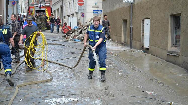 Vor drei Jahren war Adam Fischer in Passau im Einsatz.Foto: Privat