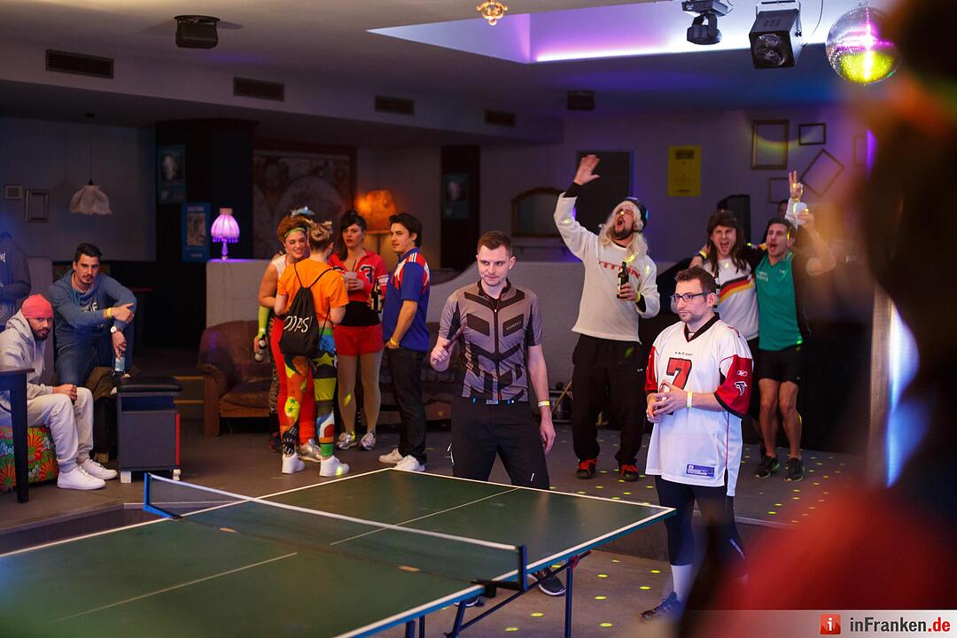 Retro Sportler Fasching