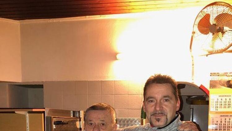 Frank Sacilotto und sein Vater Pietro. Anna Wentrock