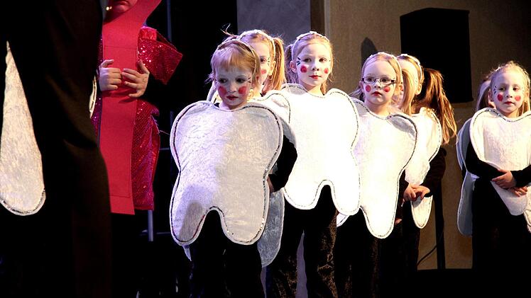 Die Bambinis zeigten ihre Zähne.