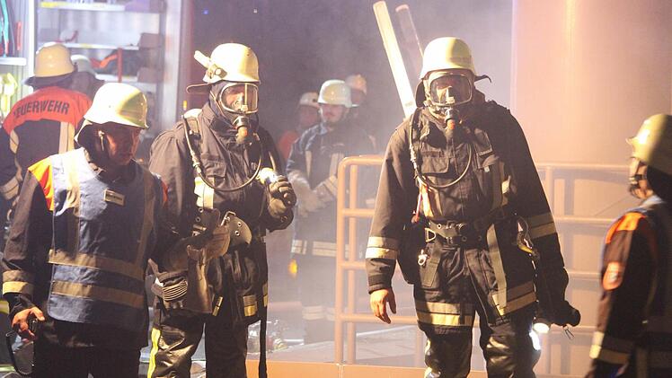 Großübung beim Bekleidungszentrum der Bundeswehr. Foto: Sebastian Schmitt-Mathea
