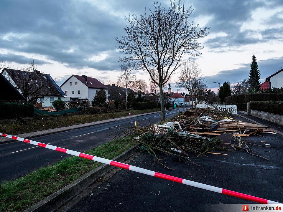 Tornado in Kürnach - Tag danach