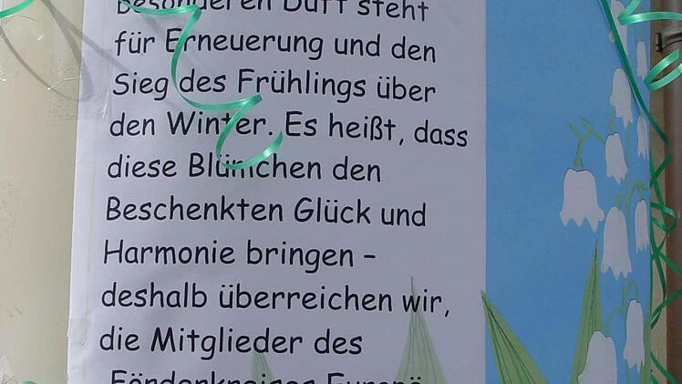 Französischer Brauch erklärt. Foto: Brigitta Kempe-Wolf