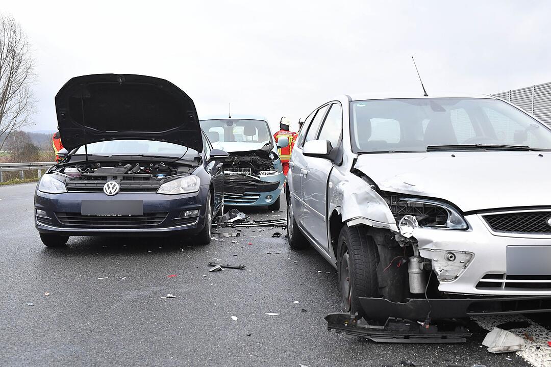 Massenunfall auf der A73 bei Breitengüßbach
