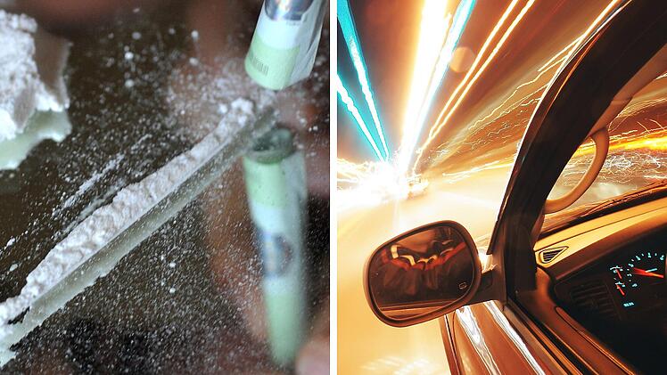 "Line" und Schlangenlinien: Polizei verfolgt Drogen nehmenden Autofahrer auf A73