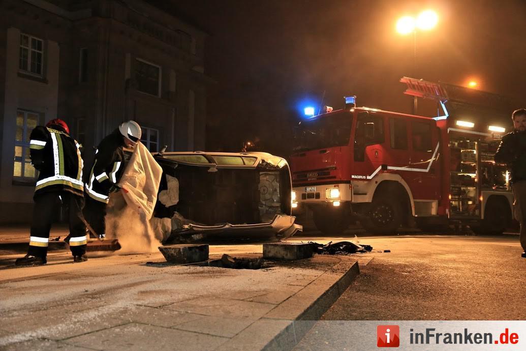 Verkehrsunfall an Coburger Bahnhof