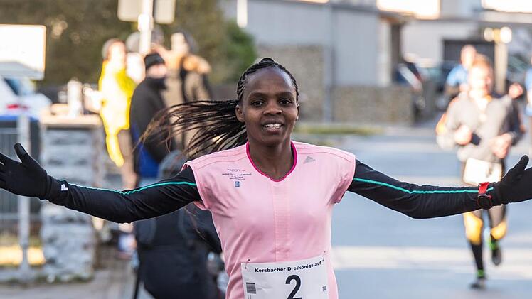 Frauensiegerin Brendah Kebeya