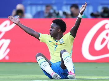 Vinicius Junior trifft mit Brasilien am zweiten WM-Spieltag auf den Au&szlig;enseiter Haiti.