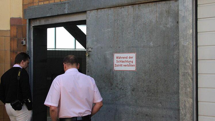 Der Eingang fürs Personal.