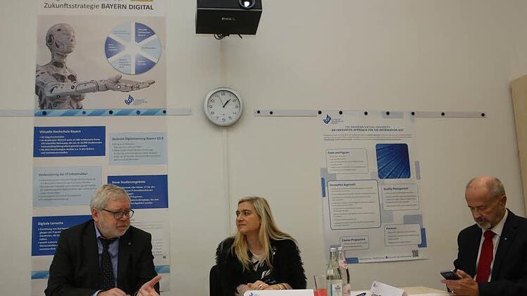 Zu Besuch bei der Virtuellen Hochschule Bayern. Foto: Barbara Herbst