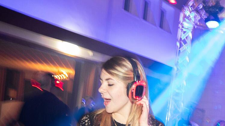 Die erste "Silent Disco" im Landkreis Kronach. Foto: Marian Hamacher