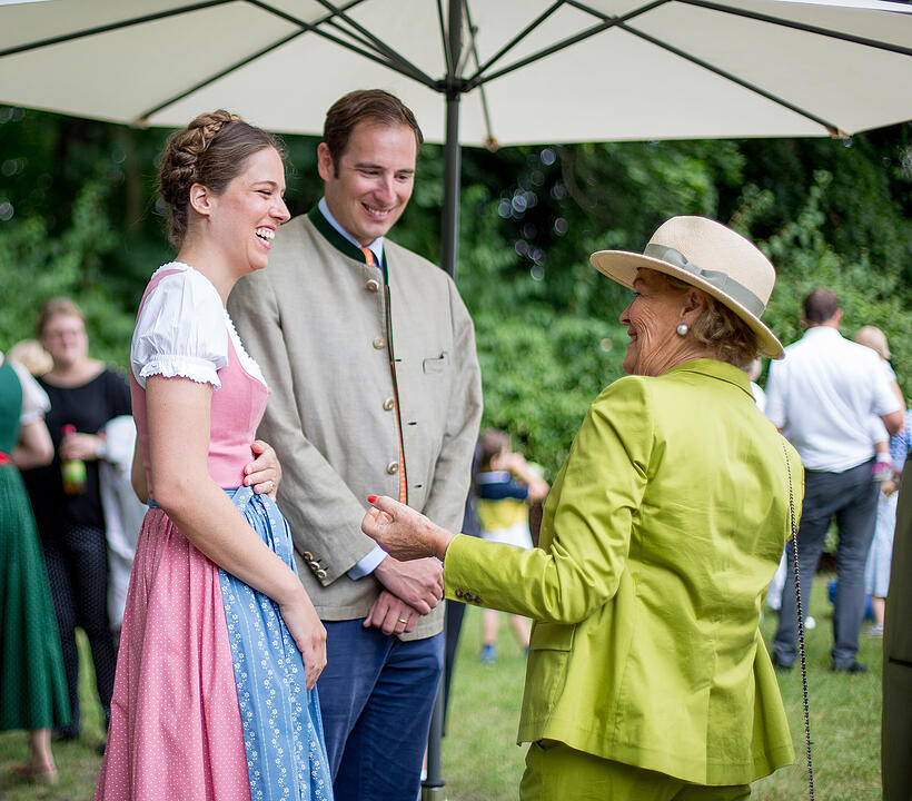 Heimf&uuml;hrung der Braut des F&uuml;rsten Castell-R&uuml;denhausen