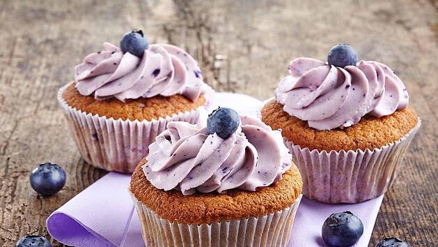 Blaubeer-Cupcakes