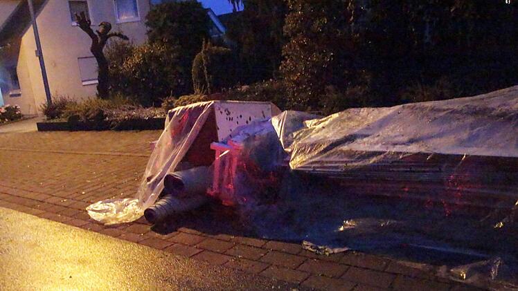 Nur Sperrmüll blieb übrig