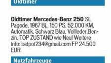 So sah die Anzeige in der BR vom 2. Januar aus.