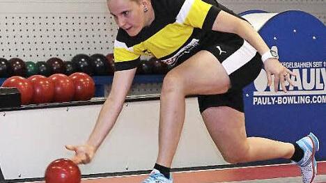 Sina Bei&szlig;er zauberte 626 Holz auf die Bahnen und f&uuml;hrte damit eine starke Victoria-Mannschaft an. Foto: sportpress