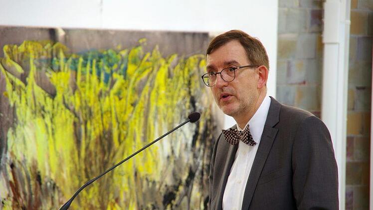 Dr. Tilman Schlömp übernahm die Ausstellungseinführung.Klaus Werner