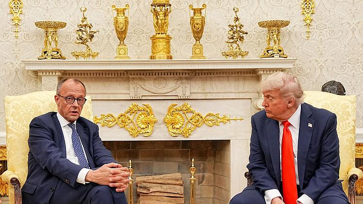 US-Präsident Trump empfängt Bundeskanzler Merz