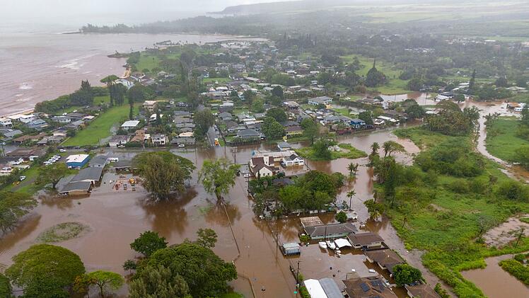 &Uuml;berschwemmungen in Hawaii