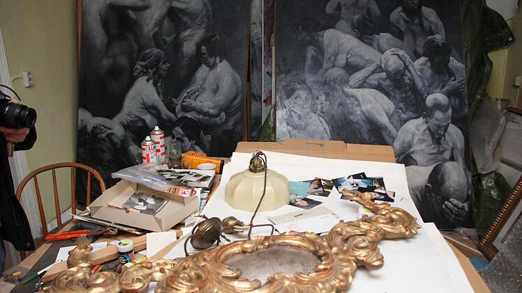 Impressionen aus dem Atelier von Robert Höfling.