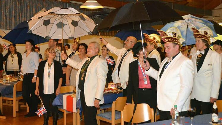 Besste Stimmung herrschte beim Ordensabend der Nüdlinger Narren. Foto: Peter Rauch